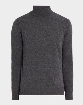 Neiman Marcus Men & apos;s Cashmere Melange Turtleneck Sweater
