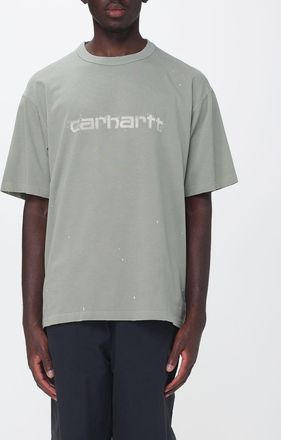 Carhartt Work in Progress T-shirt girocollo in cotone organico con logo stampato