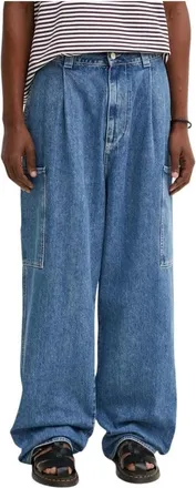 Sunnei Sunnei, Jeans, Heren, Blauw, XL, Katoen, Loose-fit Jeans