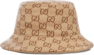 Gucci logo bucket hat - Neutrals