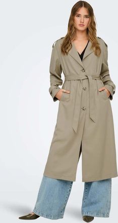 Only Trench color salvia argento