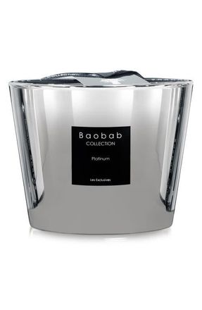 Baobab Les Exclusives Platinum Silver Candle in Shiny Silver at Nordstrom