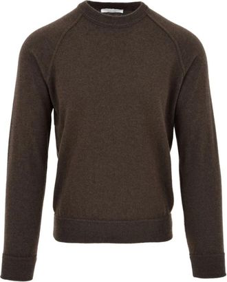 FILIPPO DE LAURENTIIS Y24195 Sweater - Heren - Ronde hals truien - Bruin - M - Truien & Vesten