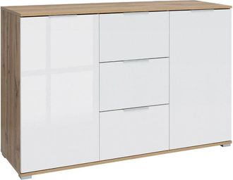 Petits Meubles Buf&eacute; 2 puertas 3 cajones tableros de aglomerado laminados blanco