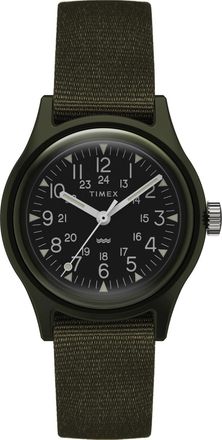 Timex Mk1 Womens Green Watch TW2T33700 Fabric - One Size