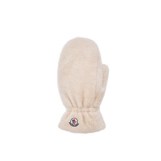 Moncler Moncler Teddy Mittens, Women, White, Size: M