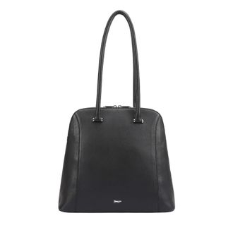 Paul Costelloe Womens Tayota Leather Shoulder Bag - Black - One Size