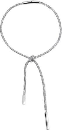 Area Collana con cristalli - Argento