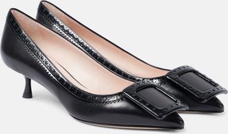 Roger Vivier Viv In The City leather pumps