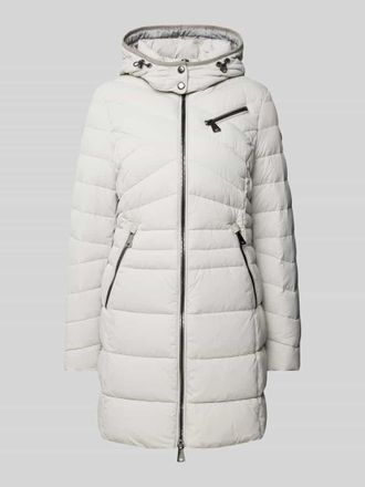 Gil Bret Steppmantel mit Rei&szlig;verschlusstaschen in Kitt, Gr&ouml;&szlig;e 46