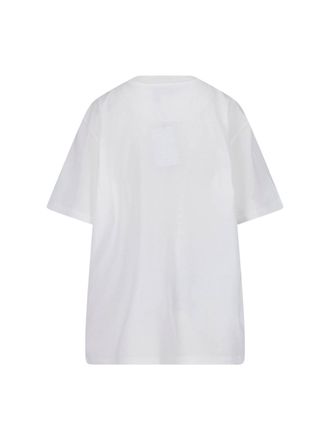 The Attico Logo-Embroidered T-Shirt - White