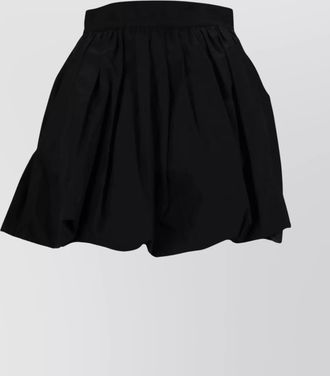 Patou mini skirt with high waist and pleats