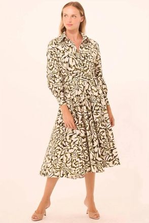 Misa Lorie Midi Dress In Floraburst