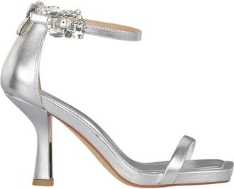 Alma En Pena Sandaal met Hak en Gesp - Dames - Sandalen met hakken - Grijs - 41 EU - Schoenen