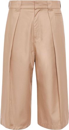 Loewe Cotton Pleated Cropped Trousers