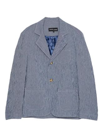 Edward Cuming Blazer met enkele rij knopen - Blauw