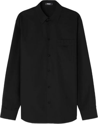 Versace Camicia con stampa - Nero