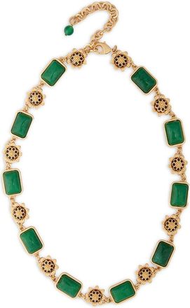Saachi Saachi Floral Gemstone Necklace