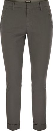 Dondup Gaubert Slim Fit Gabardine Trousers