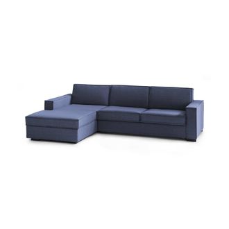 Dmora Sof&aacute; Fijo Grazia, Sof&aacute; De Esquina, 100% Made In Italy, Sof&aacute; Sal&oacute;n Con, Pen&iacute;nsula De Contenedores Izquierda, Con Reposabrazos Est&aacute;ndar, Cm 280x95h90, A