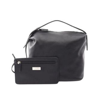 Loewe Pre-owned Handbag Pouch - Dames - Pre-owned - Zwart - Maat: ONE Size Leer