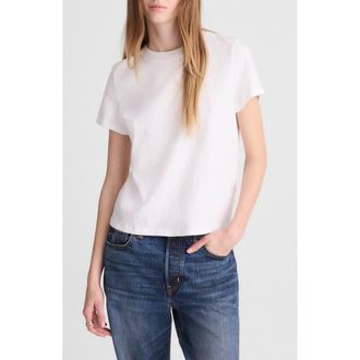 Madewell The Relaxed Cotton Jersey T-Shirt in White at Nordstrom, Size Xx-Large