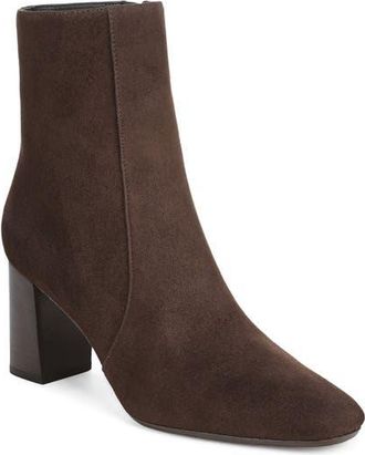 Veronica Beard Cassina Block Heel Bootie in Espresso at Nordstrom, Size 8.5