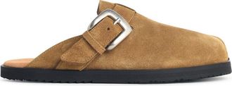 Maison Margiela Tabi Beige Suede Slippers