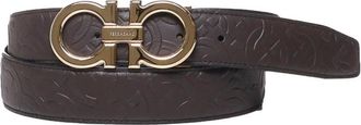 Ferragamo Reversible Gancini Belt - male - Ferragamo - Belts - Brown - 115 CM - Accessories