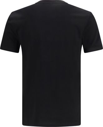 Versace Mens Slim Cotton Jersey T-Shirt Black T-Shirts And Polos