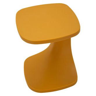 Dmora Mesa De Centro Bagan, Para Interior/exterior, Forma Cuadrada, Color Naranja, 44x54x44h Cm Naranja