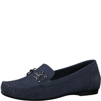 MARCO TOZZI-mocassins Noirs Sur Semelles Plates Pour Femme-24218