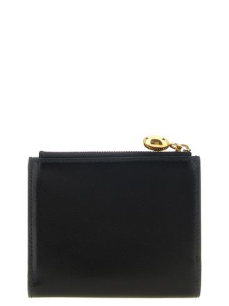Jil Sander Calfskin Leather Card Case - Black