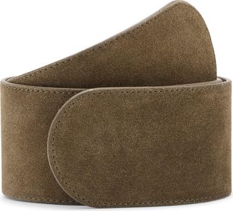 Mango Suede Belt in Khaki at Nordstrom, Size Medium