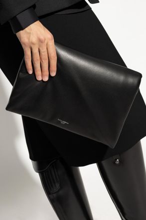 Dolce & Gabbana Leather Shoulder Bag, Mens, Black