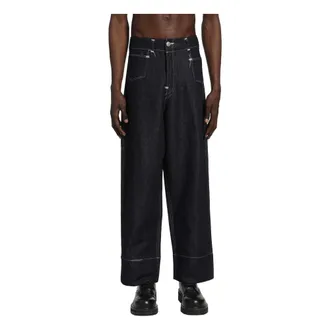Junya Watanabe Jeans - male - Junya Watanabe - Wide Jeans - Blue - L - Jeans