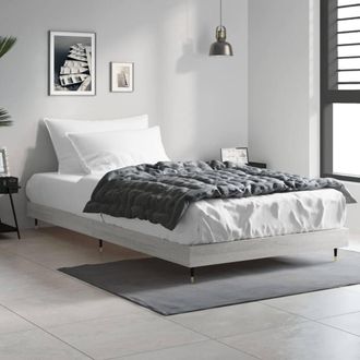 Berkfield Home Durable Bed Frame Grey Sonoma 90x200 cm Engineered Wood