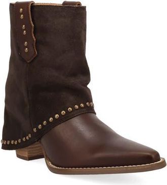 Dingo Off the Cuff Leather Boot in Brown at Nordstrom, Size 8.5
