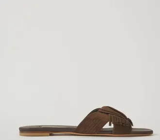 Casadei Womens Flat Xanadhu Sandals In Nomad - Cacao