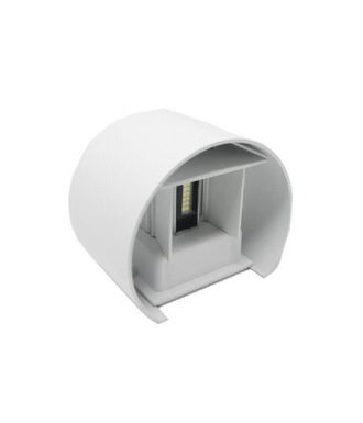 Trade Shop Trade Shop - Aplique 28 Led 12 Watt Ip55 Luz Fria Calida Up & Down Es44 Blanco