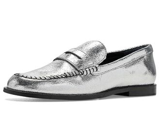 Free People Blanket Stitch Loafers Womens Shoes Pale Pewter Leather : EU 37 (US Womens 7) M, Leather/Rubber