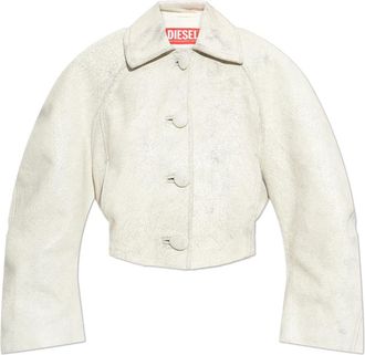 Diesel L-Raya Jacket - Dames - Zomerjassen - Wit - XS - Polyester - Jassen