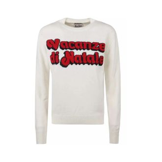 MC2 Saint Barth New Queen Sweatshirt - Dames - Ronde hals truien - Wit - L - Truien & Vesten