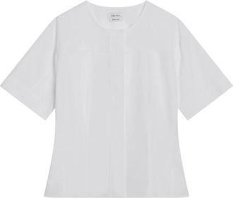 Alexander McQueen Korte mouw overhemd - Dames - Blouses - Wit - M - Overhemden