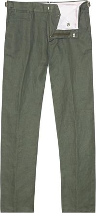 Orlebar Brown Pantaloni con fibbia - Verde