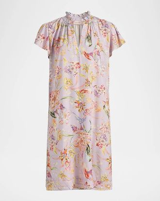 Papinelle Sleepwear Bailey Flutter-Sleeve Nightie