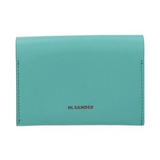 Jil Sander Wallets & Cardholders, female, Green, ONE SIZE, Leather Cardholder with Multiple Slots