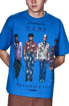 Pleasures Creatures Heavyweight Graphic T-Shirt in Blue at Nordstrom, Size X-Large