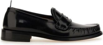 Thom Browne Mens Leather Loafer - Black - Size EU 40