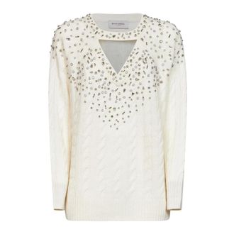 Ermanno Scervino Dames, Truien, Wit, Maat: M